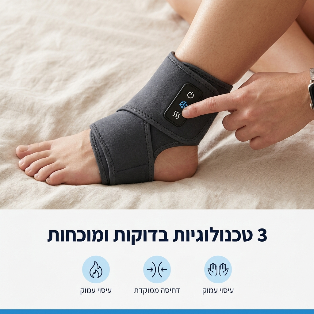 מכשיר עיסוי וחימום טיפולי לכף הרגל - HeatBase™